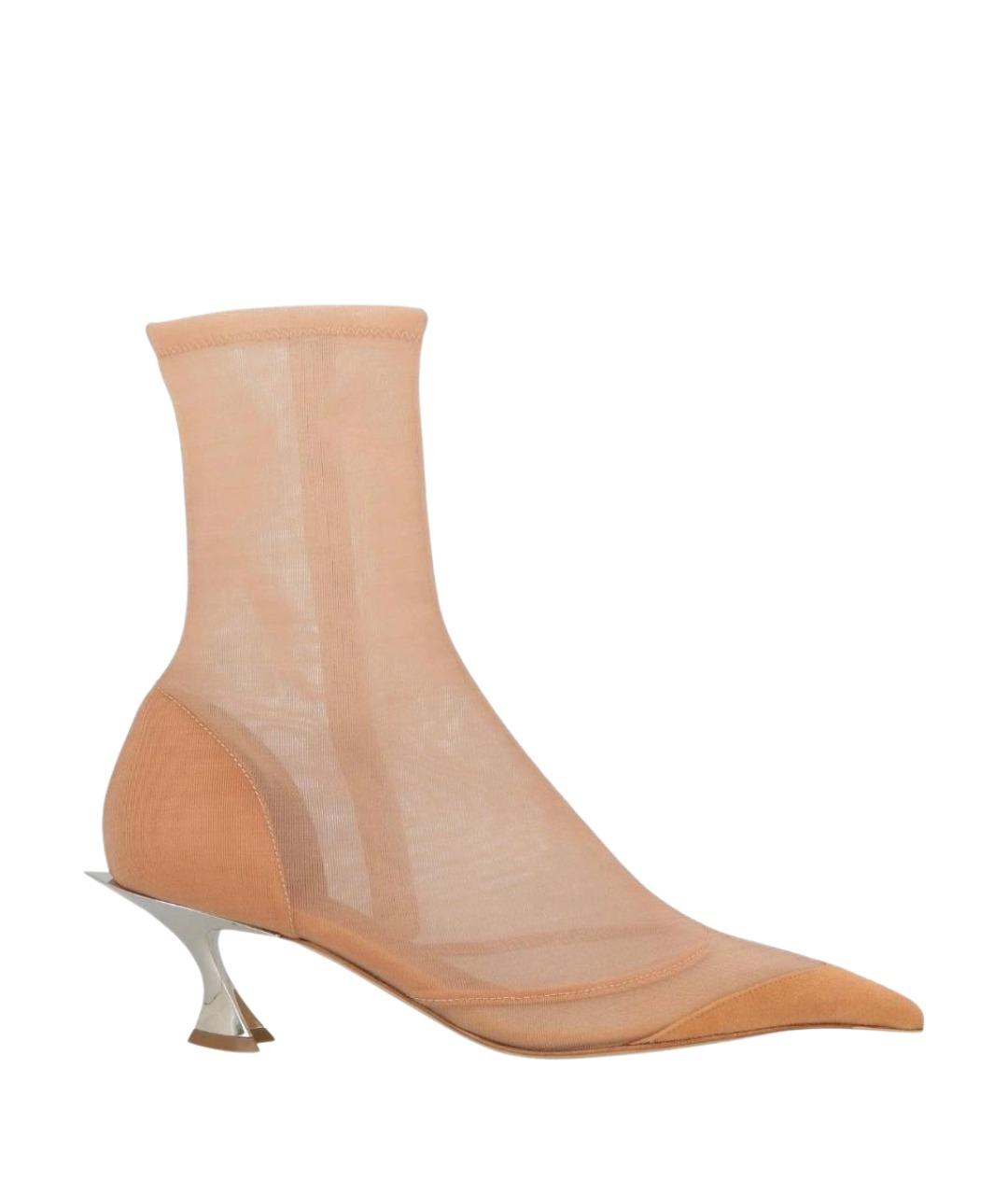 MUGLER Бежевые ботильоны, фото 1