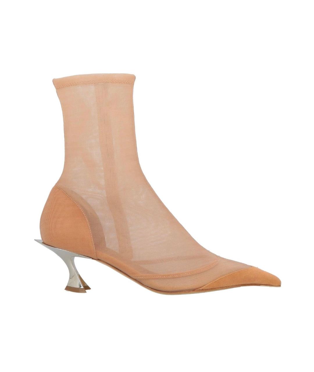 MUGLER Бежевые ботильоны, фото 5