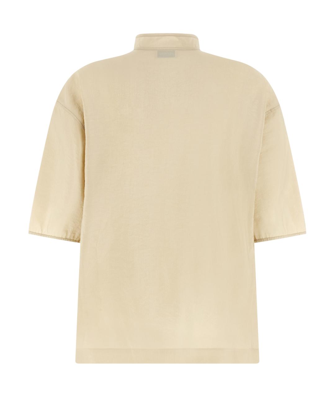 LEMAIRE Бежевая шелковая блузы, фото 2