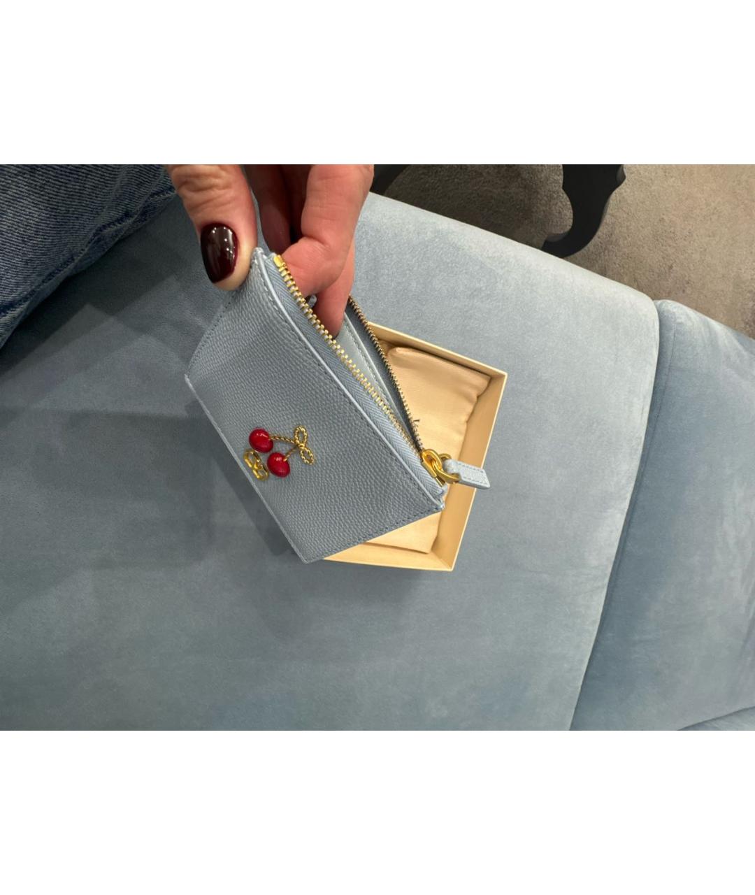 VALENTINO Кожаная визитница, фото 4