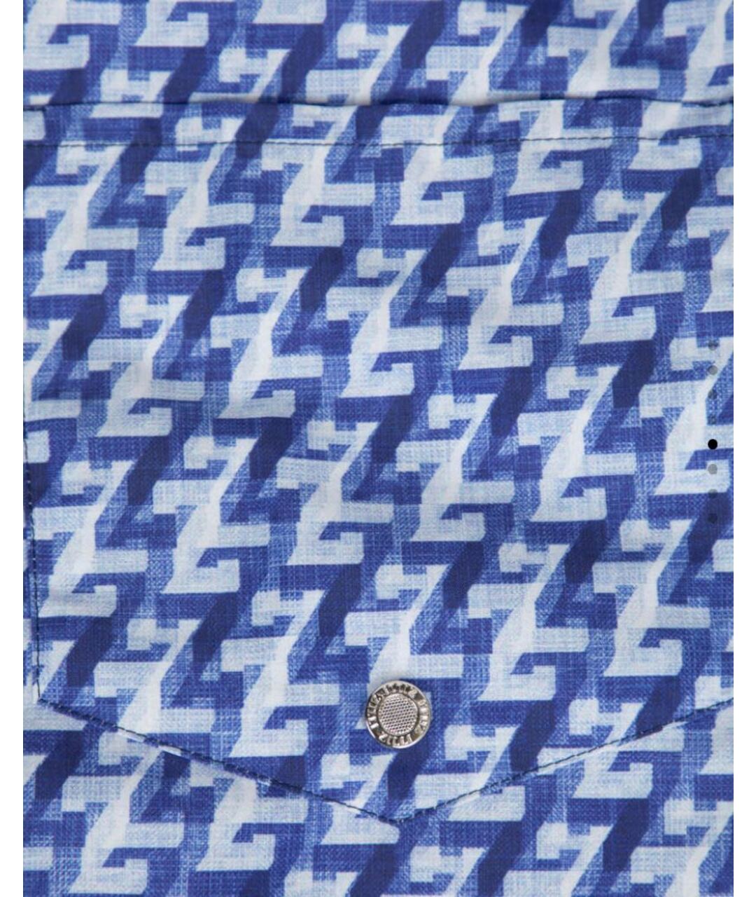 ZILLI Голубые полиэстеровые шорты, фото 5