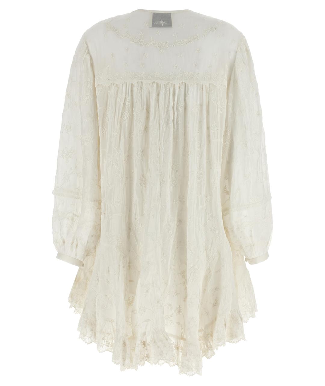 ISABEL MARANT Белое хлопковое коктейльное платье, фото 2