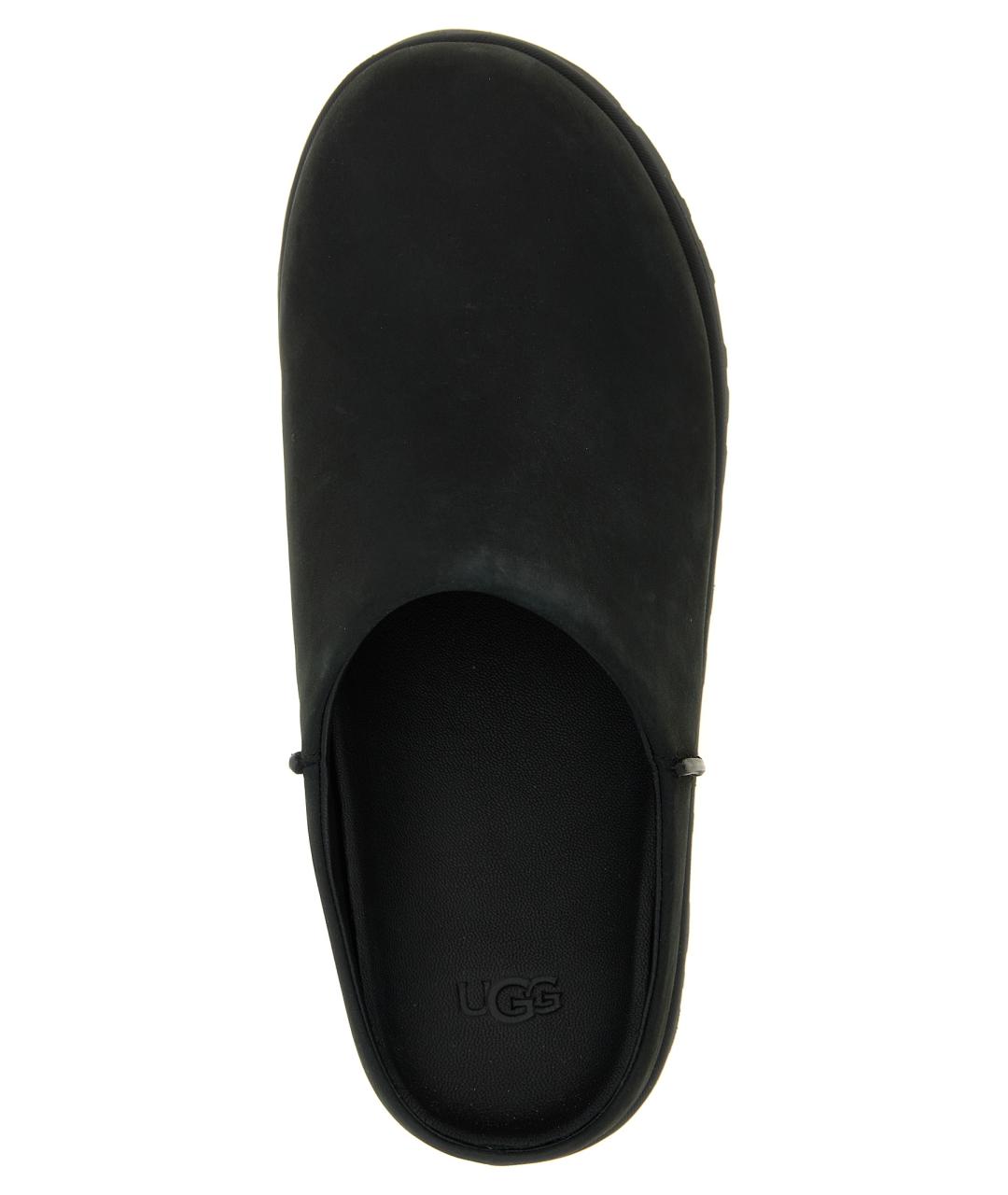 UGG AUSTRALIA Черные замшевые сандалии, фото 4