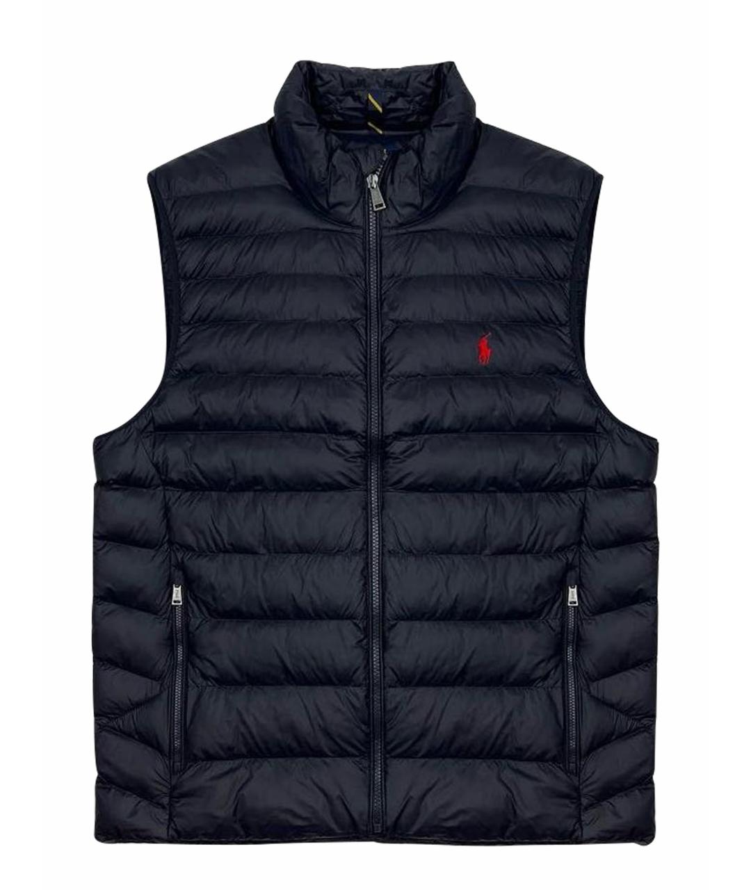 POLO RALPH LAUREN Черный полиэстеровый жилет, фото 1
