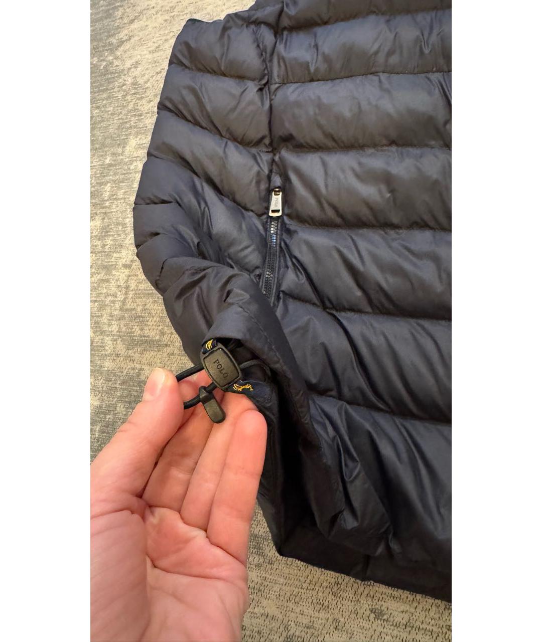 POLO RALPH LAUREN Черный полиэстеровый жилет, фото 5