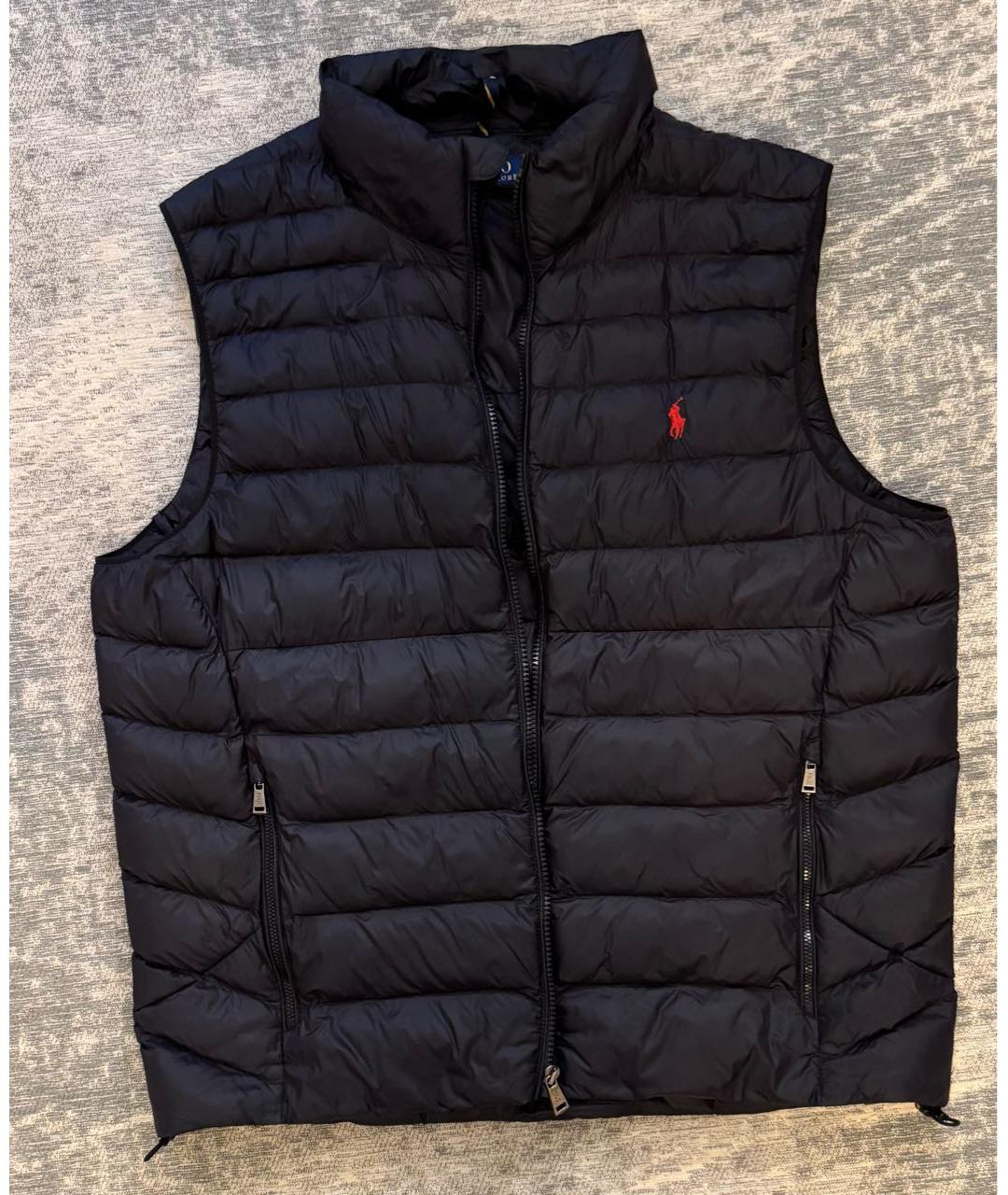 POLO RALPH LAUREN Черный полиэстеровый жилет, фото 2
