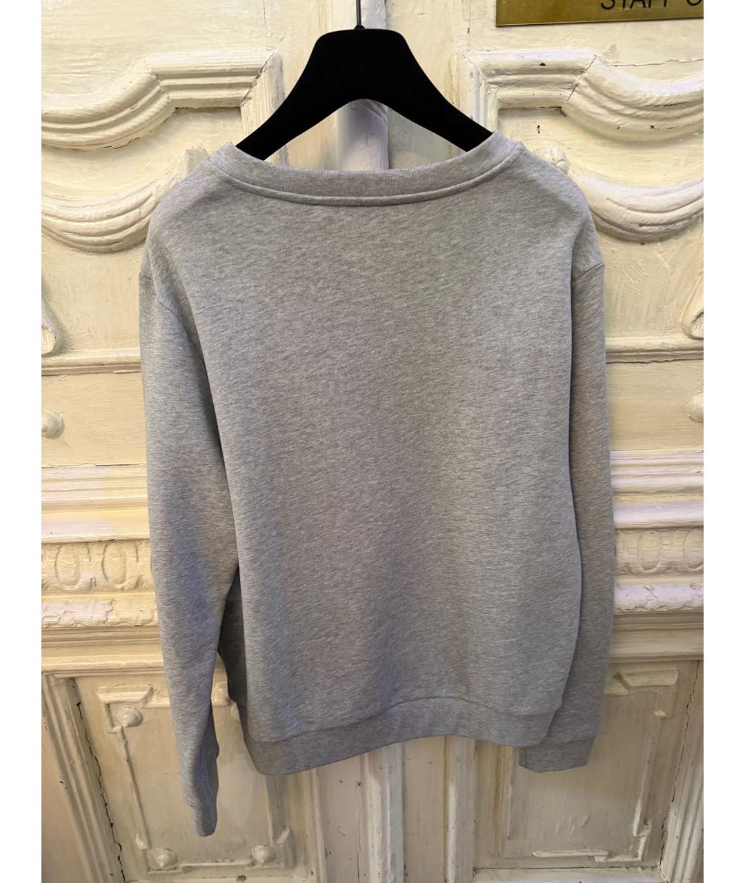 FABIANA FILIPPI Серый хлопко-эластановый джемпер / свитер, фото 4