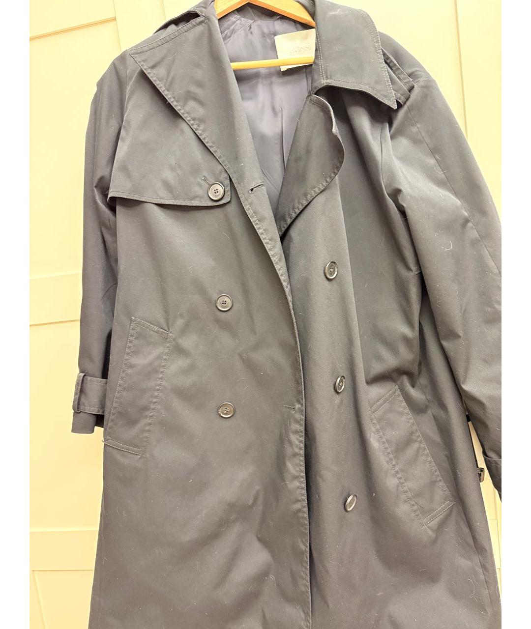 HUGO BOSS Темно-синий тренч/плащ, фото 4