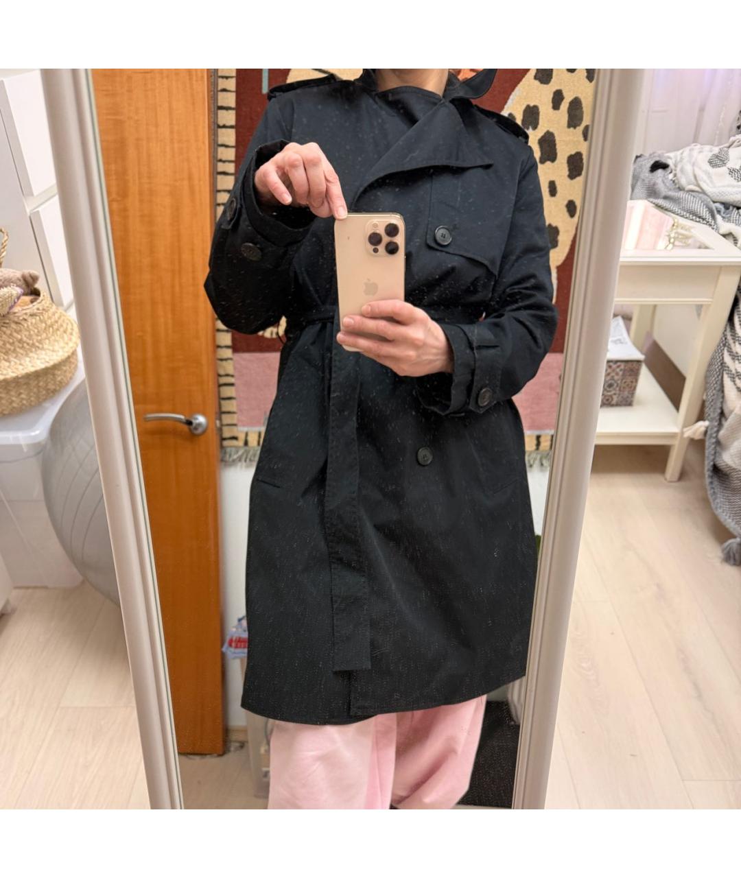 HUGO BOSS Темно-синий тренч/плащ, фото 5