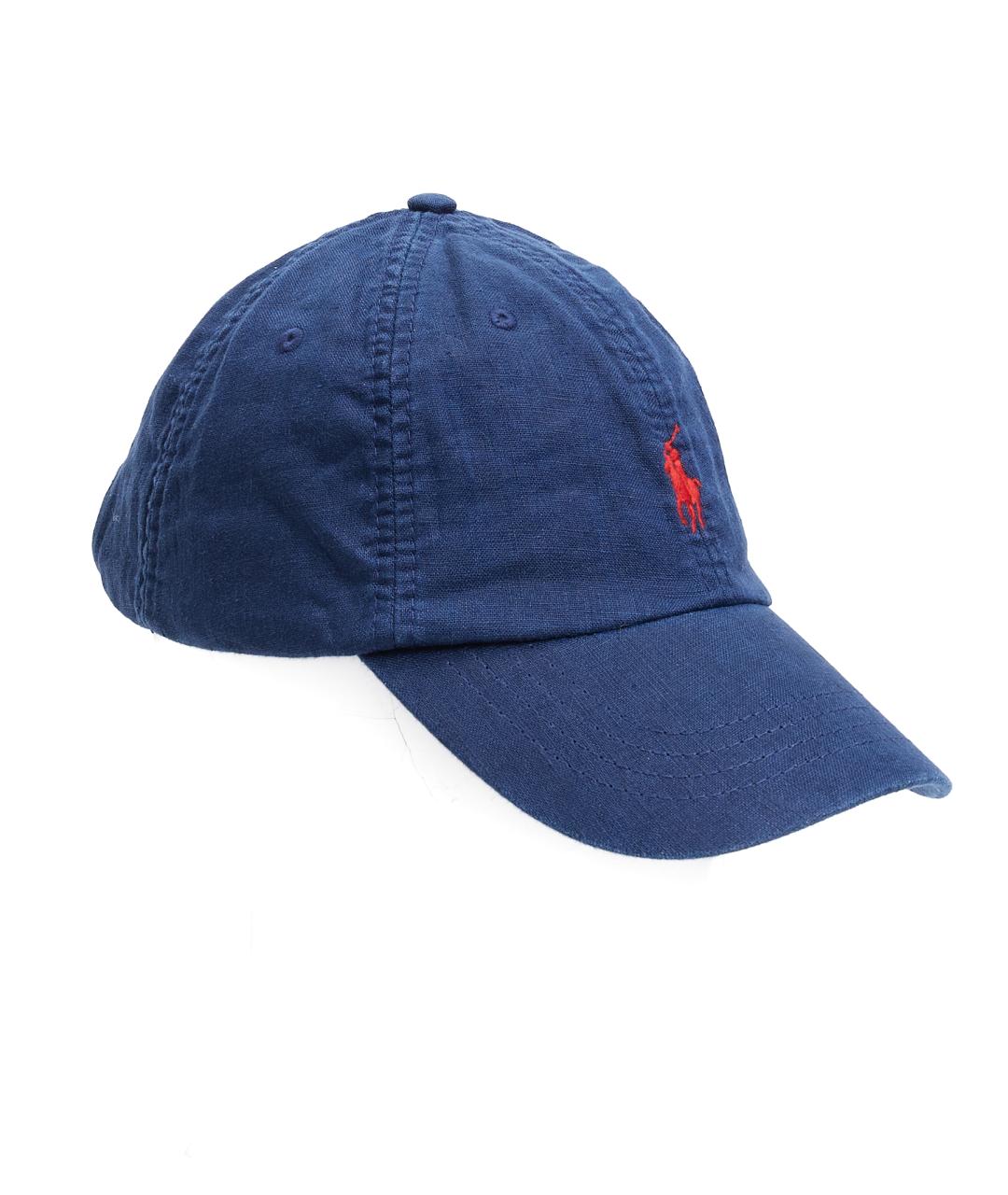 POLO RALPH LAUREN Синяя хлопковая кепка/бейсболка, фото 2