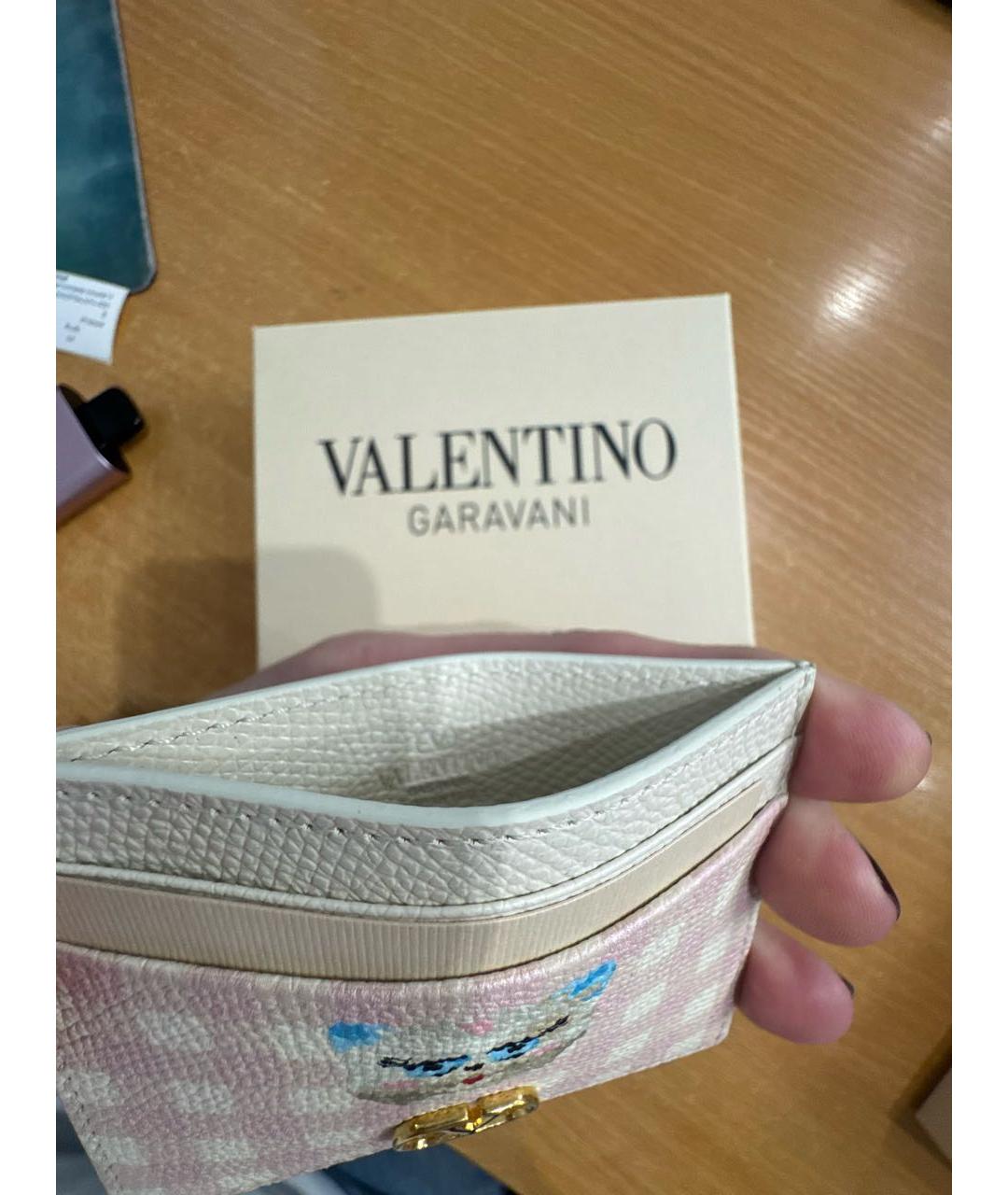 VALENTINO Мульти кожаный кардхолдер, фото 4