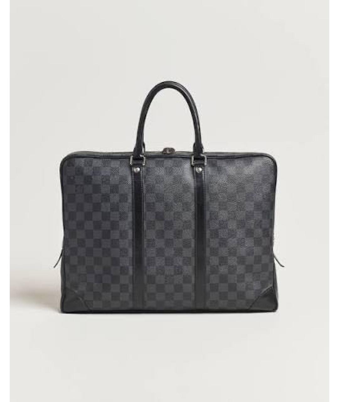 LOUIS VUITTON Серый портфель, фото 6