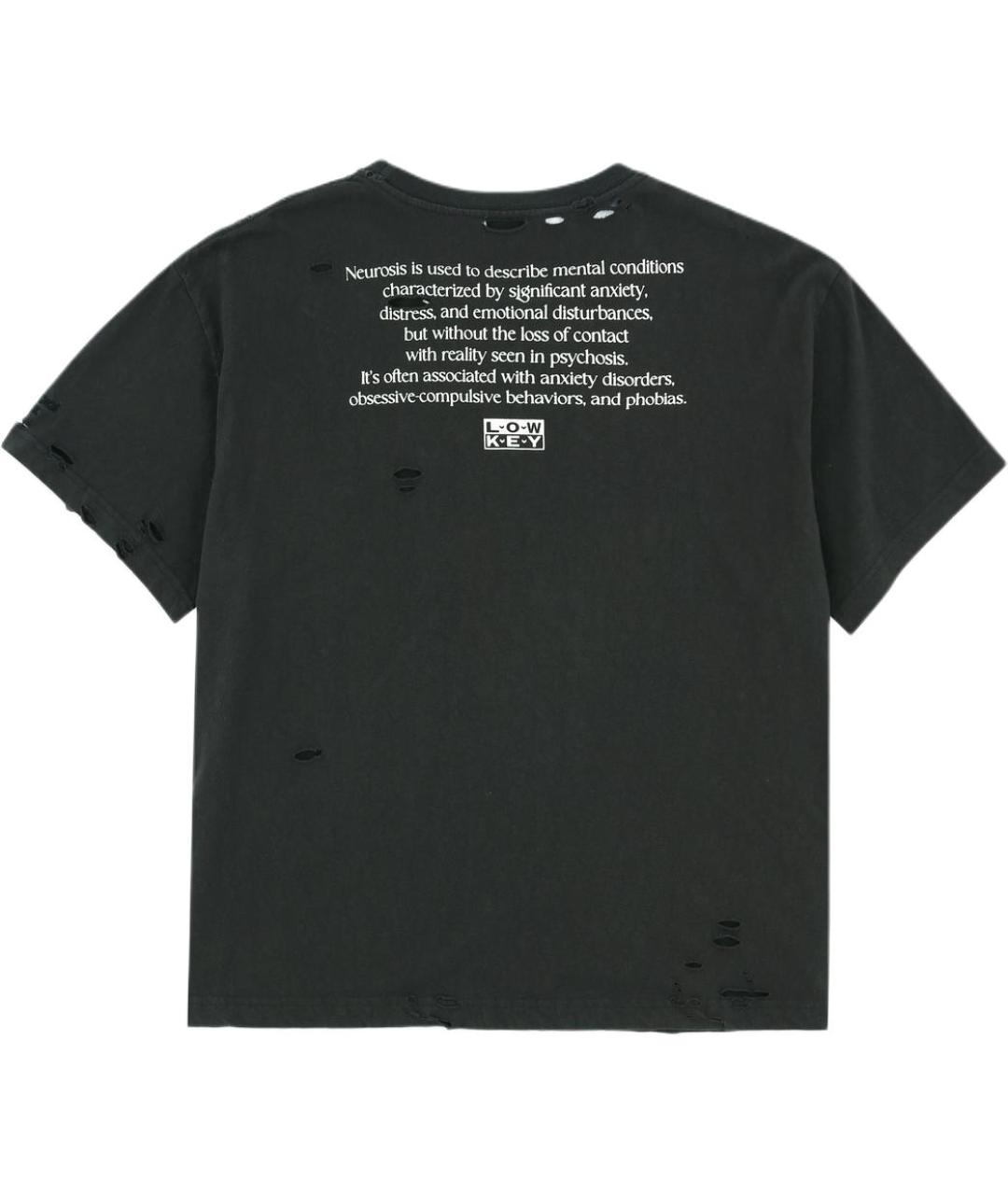 PROTOCOL INDEX Черная хлопковая футболка, фото 2