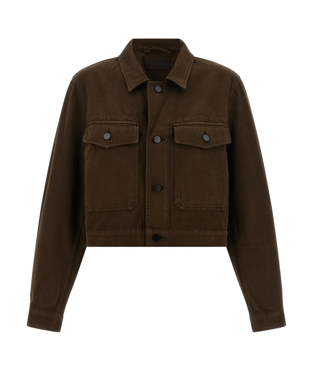 LEMAIRE Коричневая хлопковая куртка, фото 1