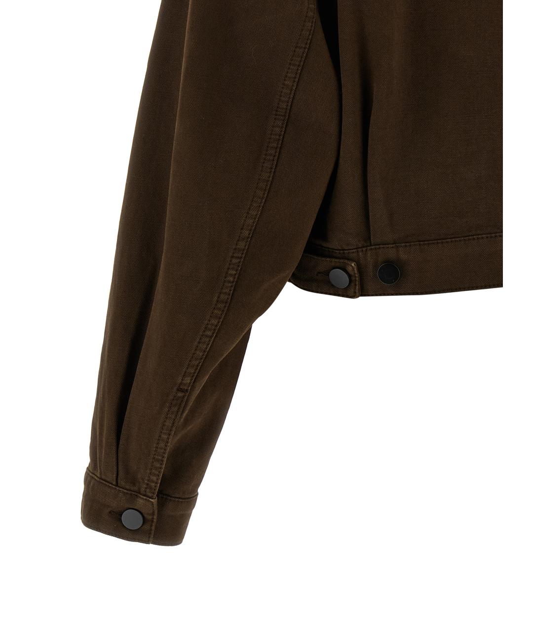 LEMAIRE Коричневая хлопковая куртка, фото 4
