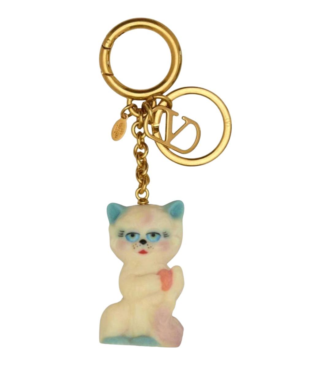 VALENTINO Бежевый брелок, фото 1