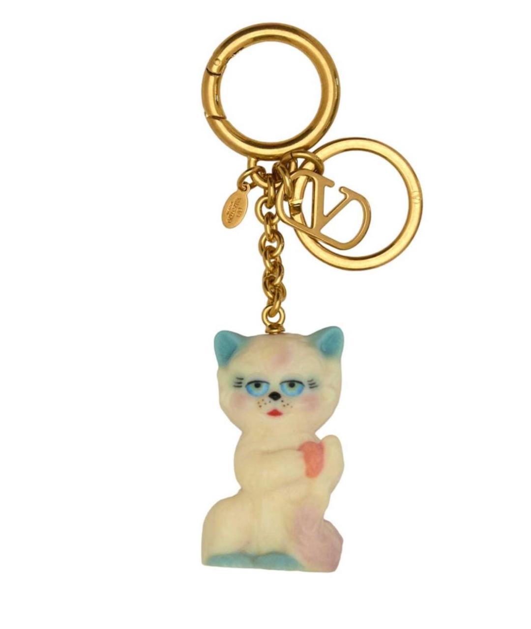 VALENTINO Бежевый брелок, фото 5