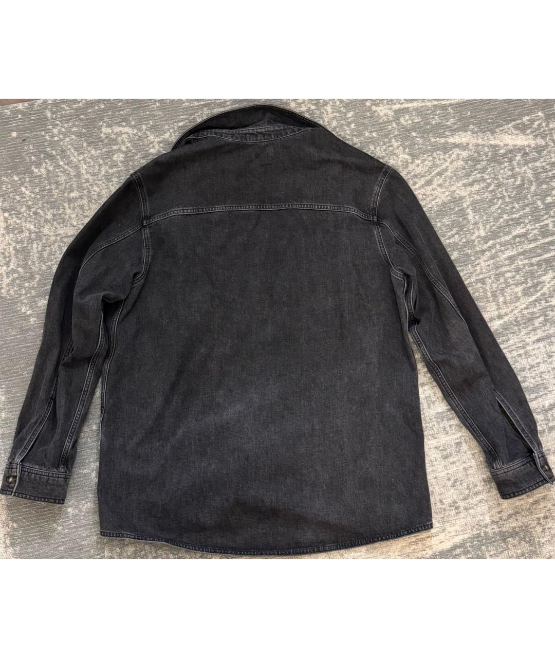 12 STOREEZ Серая хлопковая кэжуал рубашка, фото 6