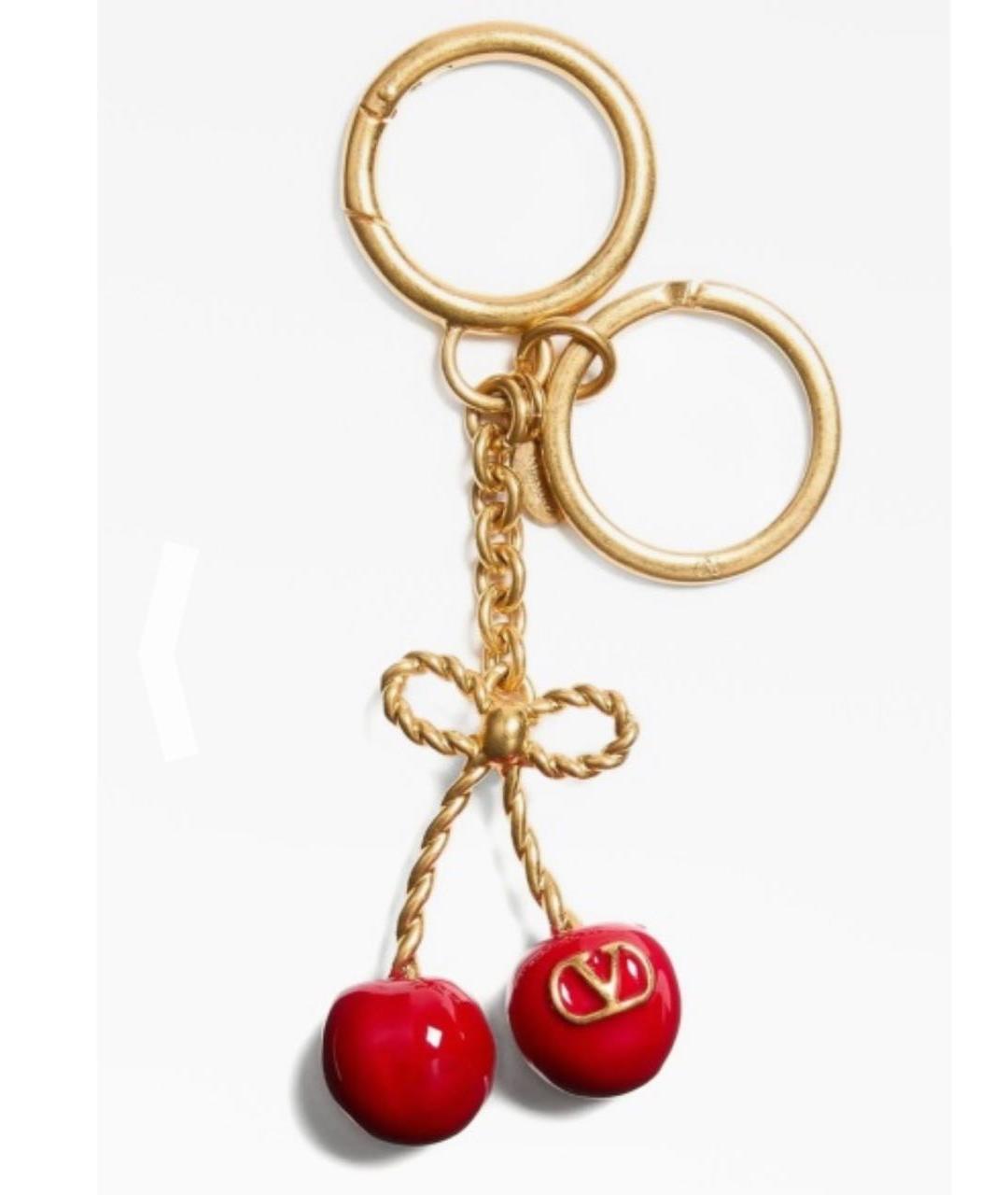 VALENTINO Красный брелок, фото 4