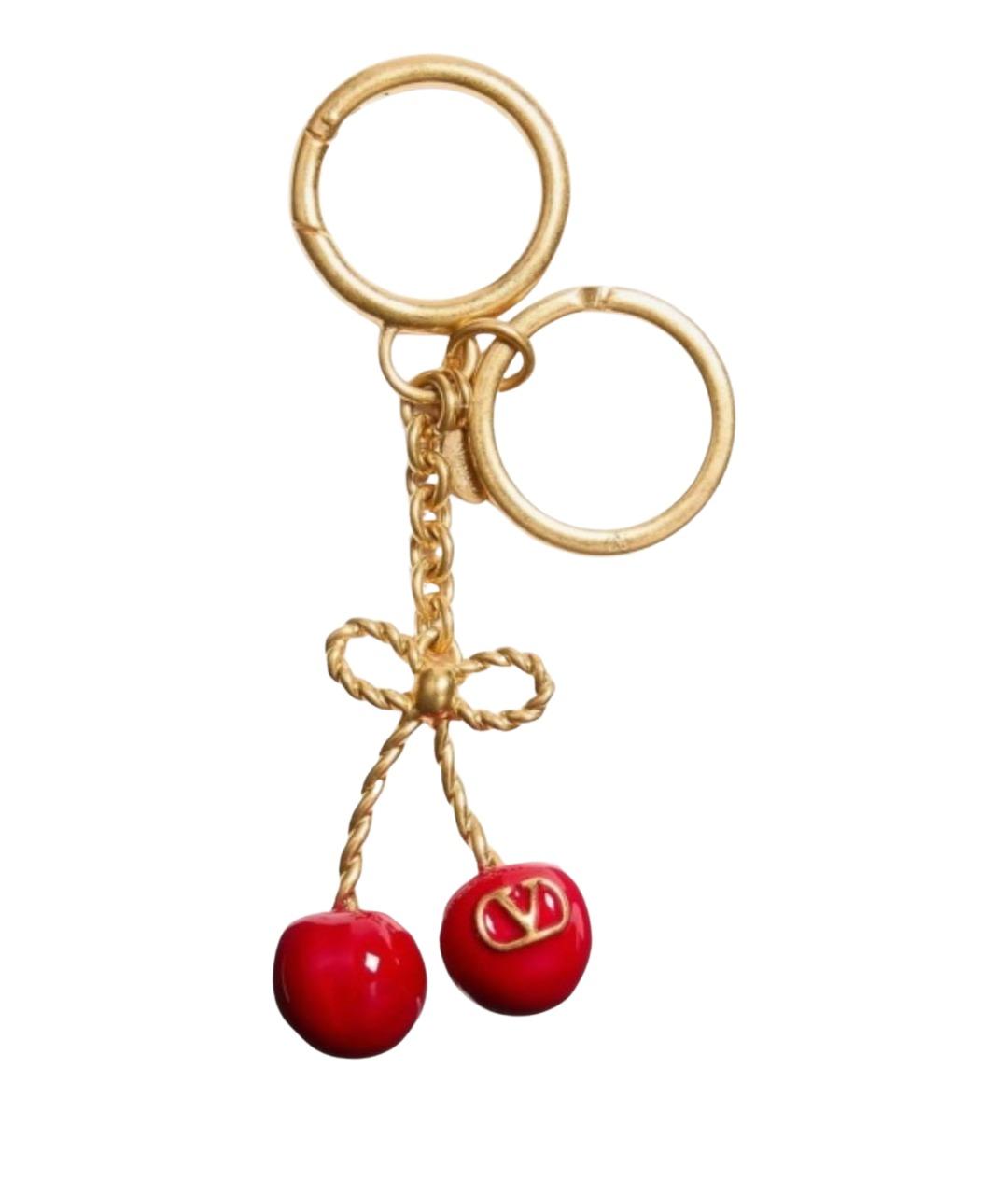 VALENTINO Красный брелок, фото 1