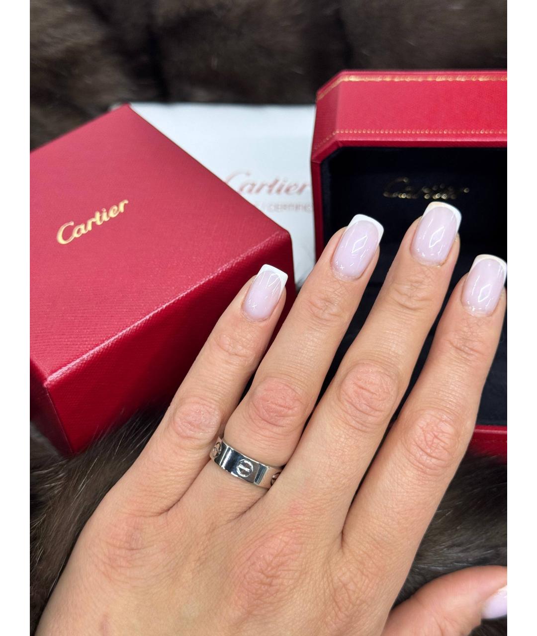 CARTIER Серебряное кольцо из белого золота, фото 2