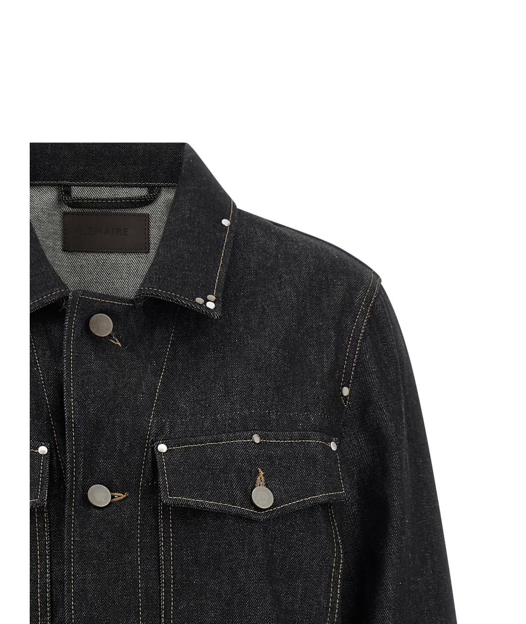 LEMAIRE Черная хлопковая куртка, фото 3