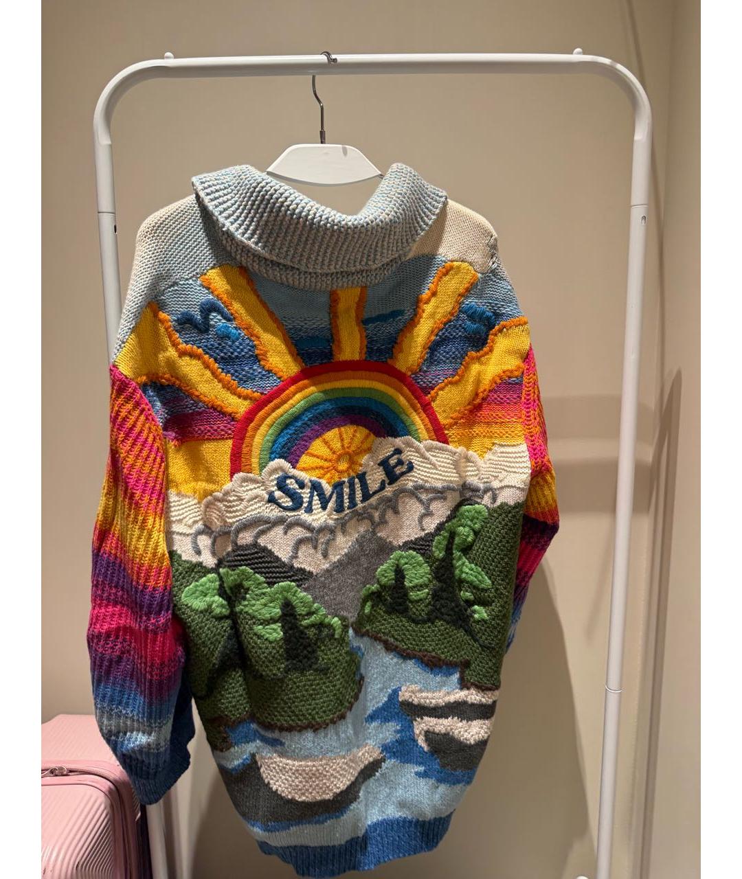 STELLA MCCARTNEY Мульти шерстяной кардиган, фото 2