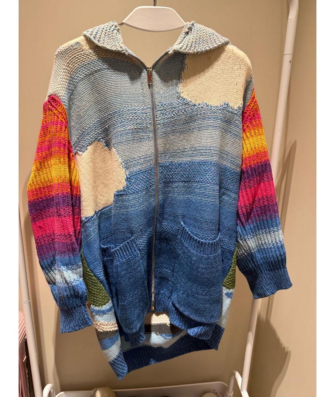 STELLA MCCARTNEY Мульти шерстяной кардиган, фото 4