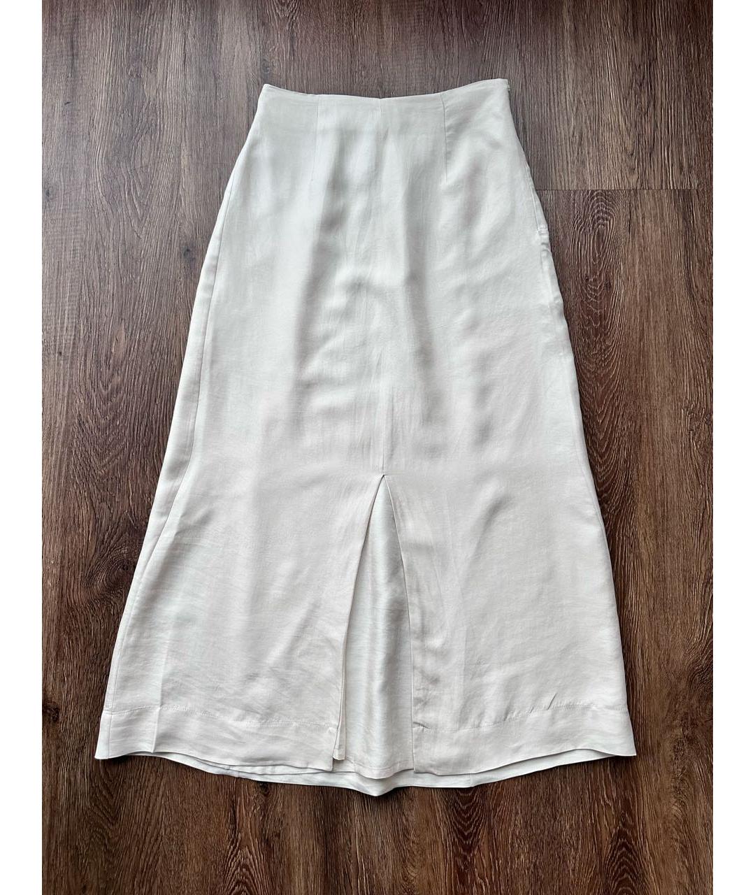 PRADA Бежевая юбка миди, фото 2