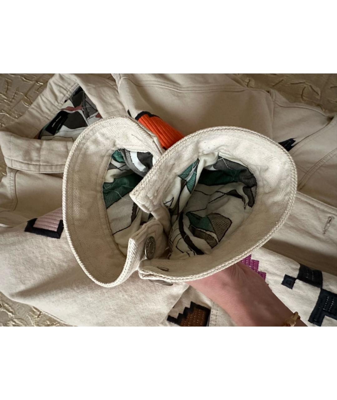 ISABEL MARANT Бежевая хлопковая куртка, фото 6