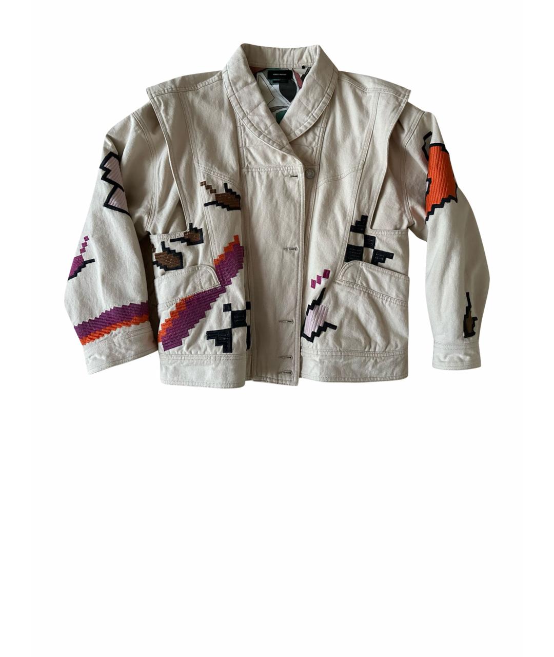 ISABEL MARANT Бежевая хлопковая куртка, фото 1