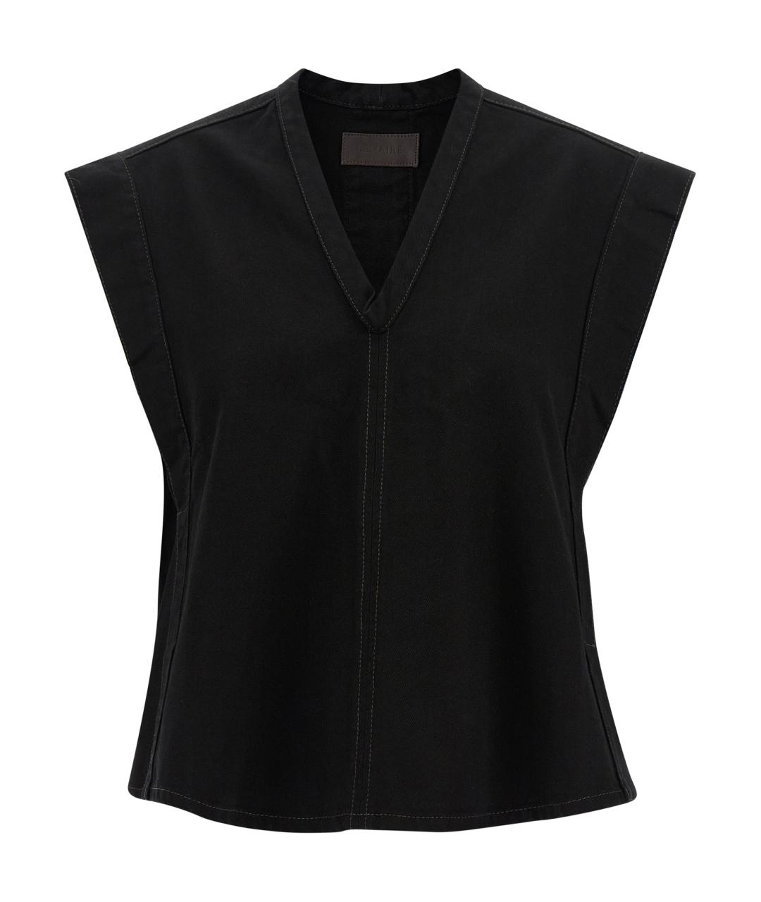 LEMAIRE Черная деним жилетка, фото 2