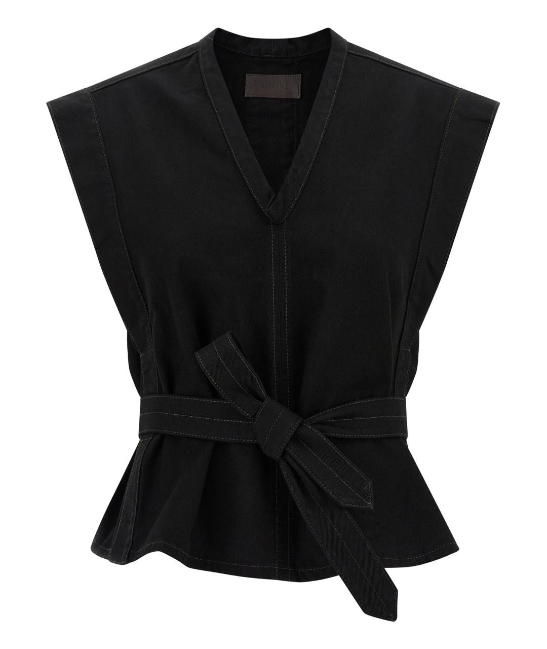 LEMAIRE Черная деним жилетка, фото 1