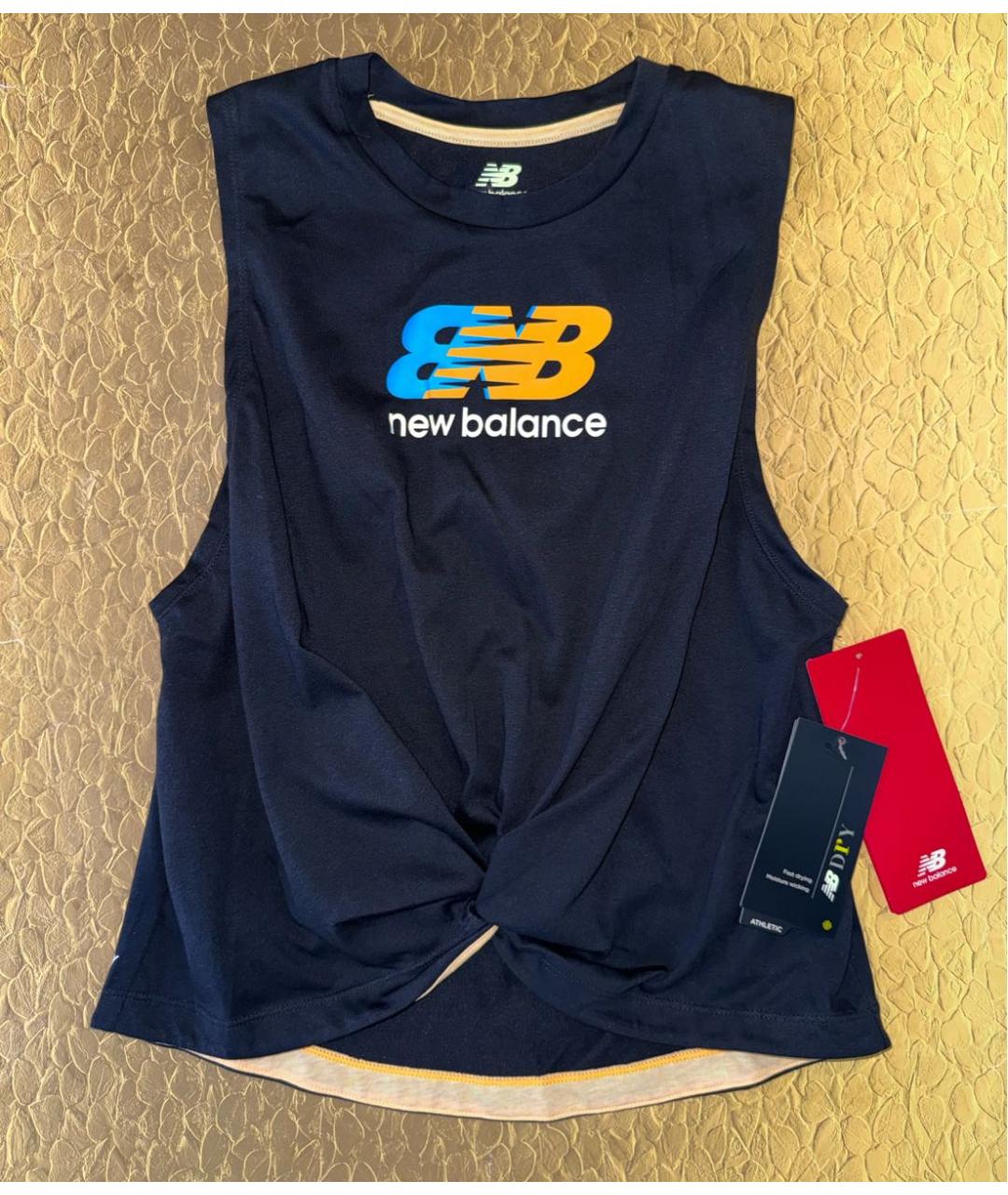 NEW BALANCE Черная хлопковая майка, фото 9