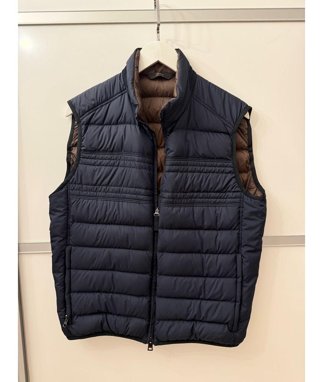 BRIONI Темно-синий жилет, фото 9