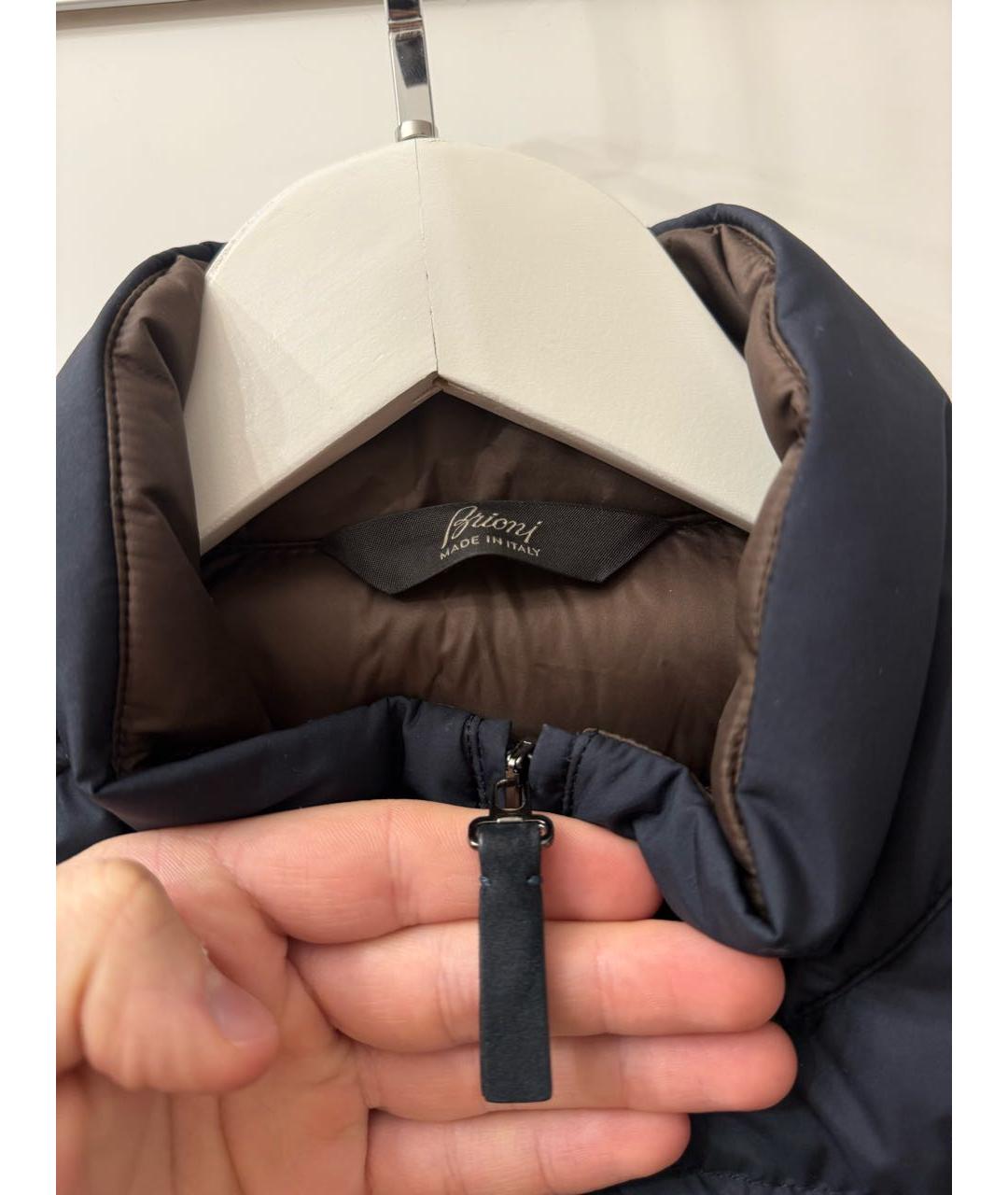 BRIONI Темно-синий жилет, фото 4
