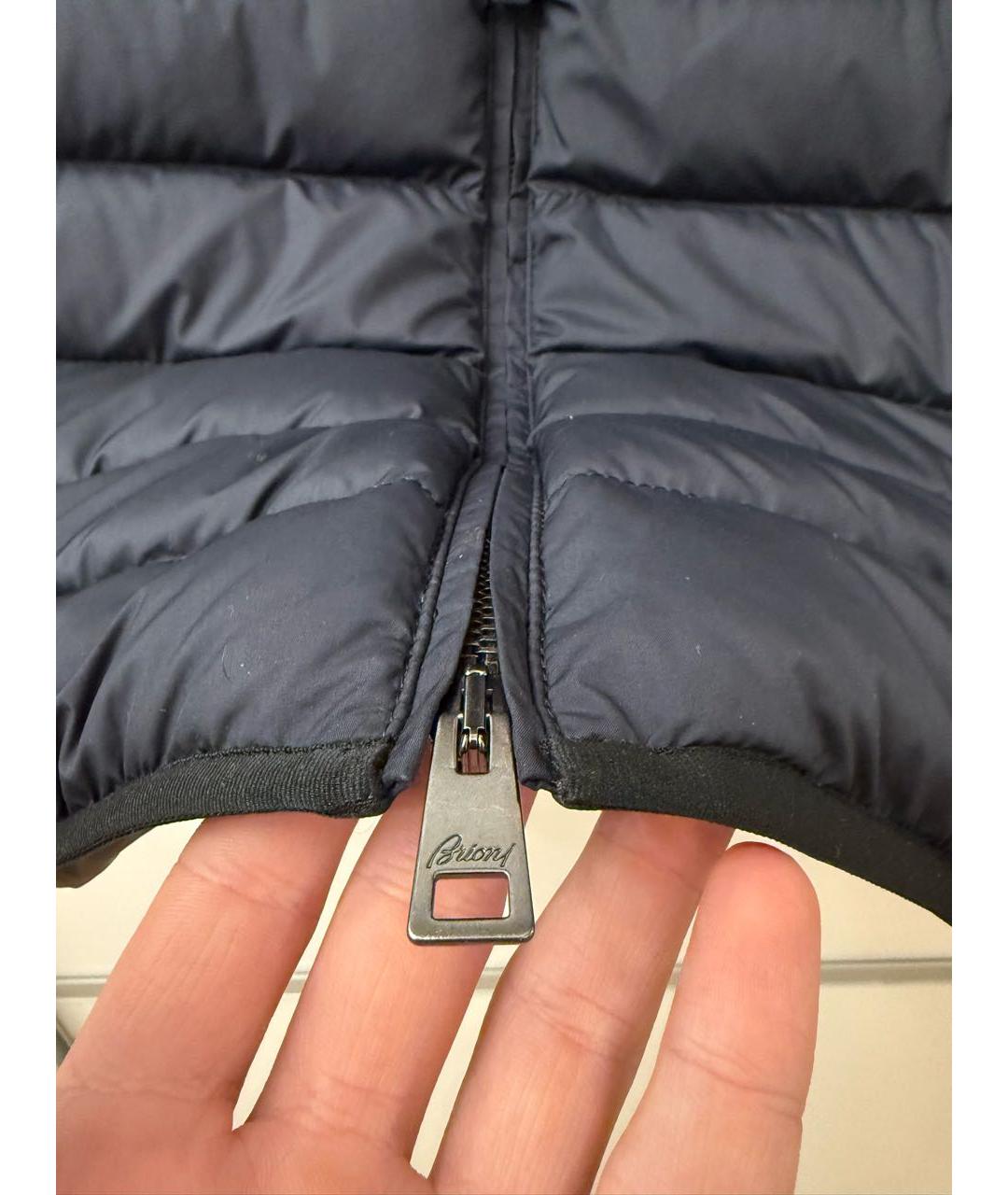 BRIONI Темно-синий жилет, фото 5