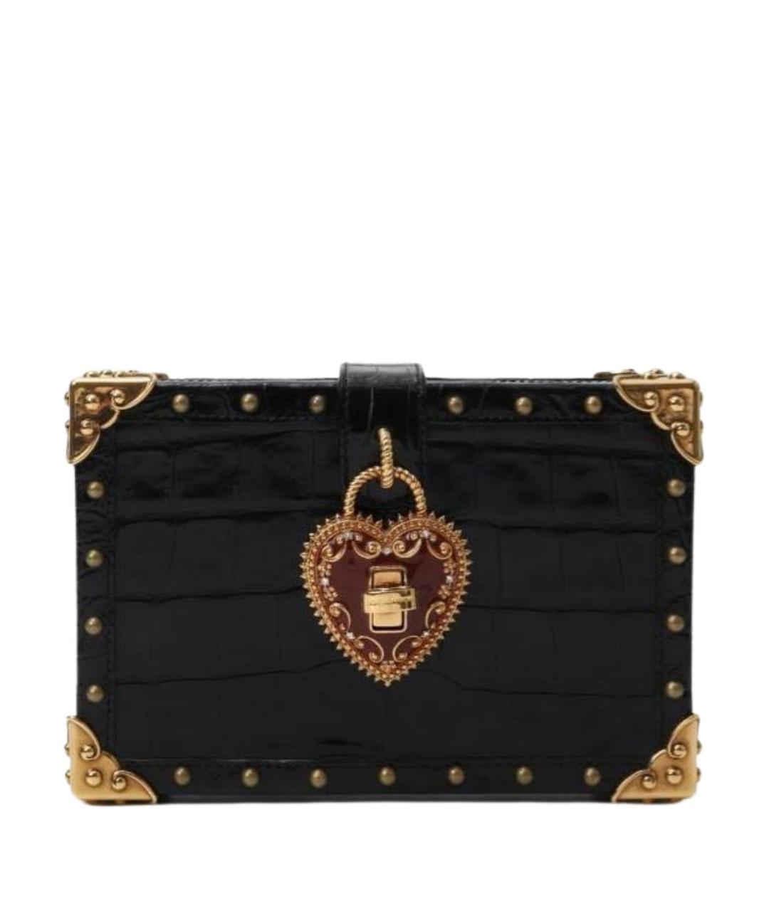 DOLCE&GABBANA Коричневая кожаная сумка с короткими ручками, фото 1