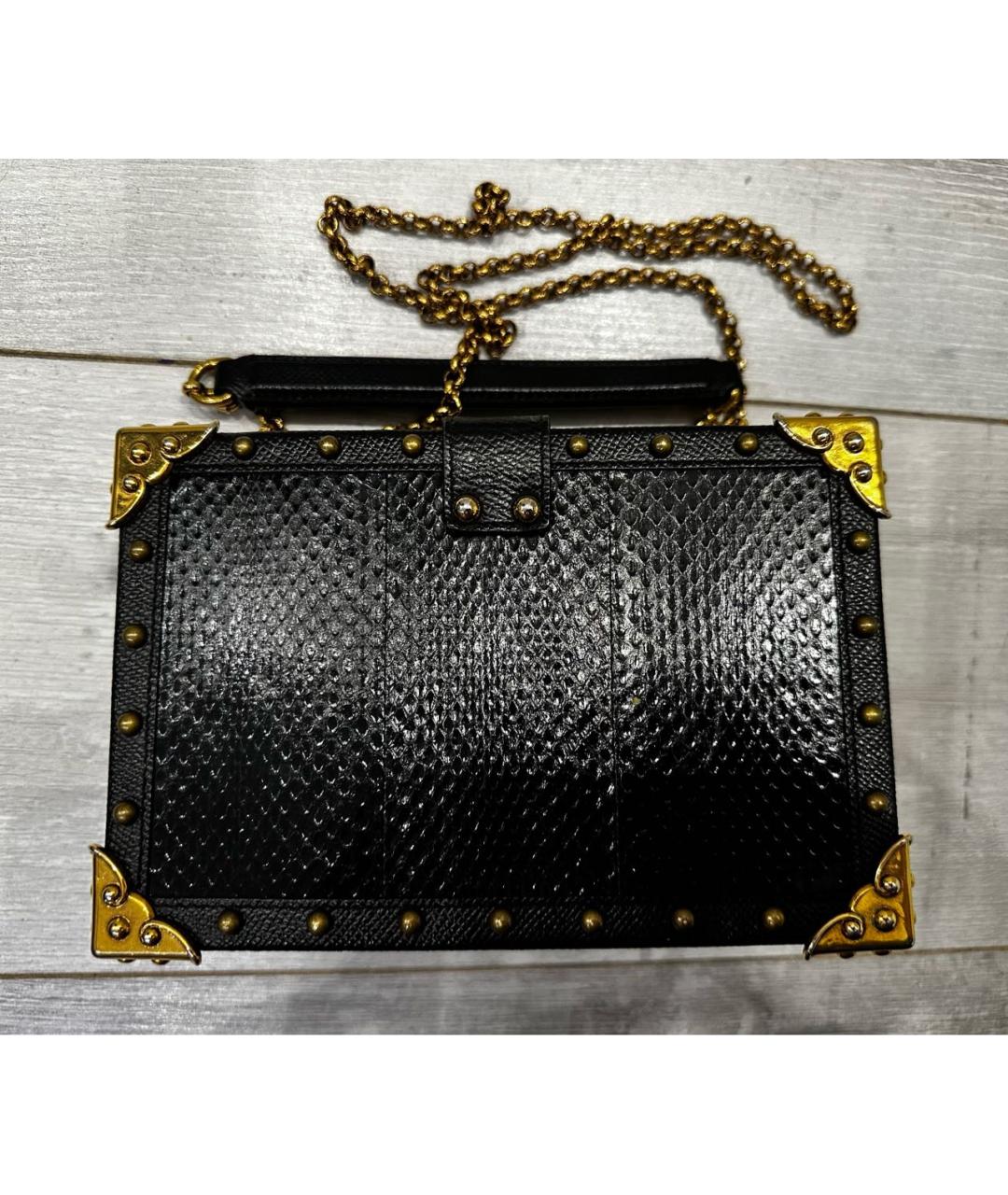 DOLCE&GABBANA Коричневая кожаная сумка с короткими ручками, фото 7