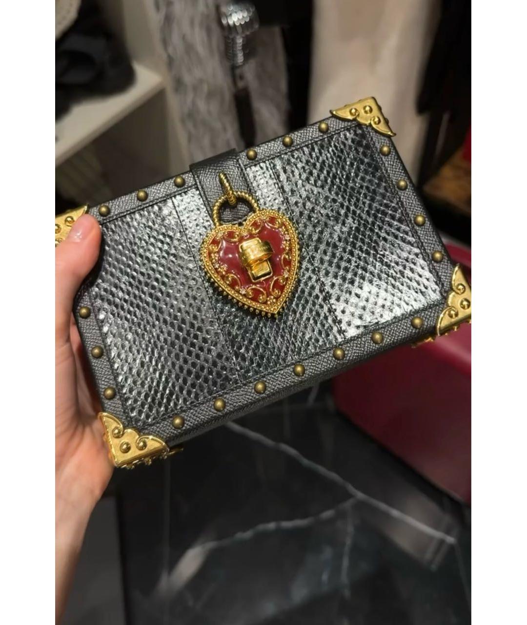 DOLCE&GABBANA Коричневая кожаная сумка с короткими ручками, фото 2