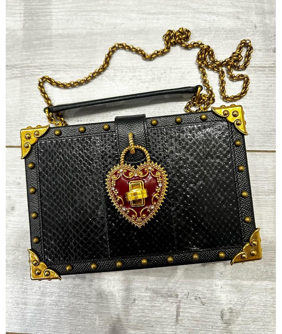 DOLCE&GABBANA Коричневая кожаная сумка с короткими ручками, фото 3