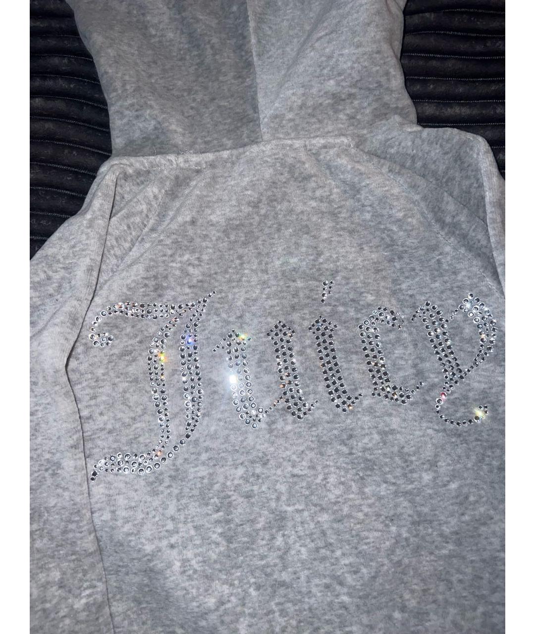 JUICY COUTURE Серый хлопковый спортивные костюмы, фото 4