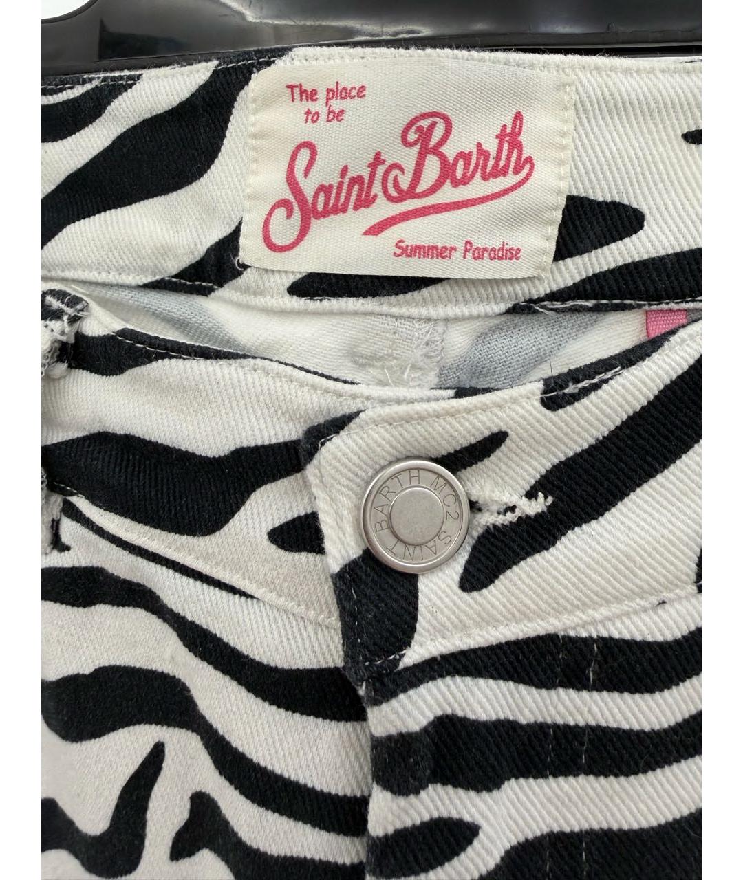 MC2 SAINT BARTH Мульти хлопко-эластановые джинсы слим, фото 3