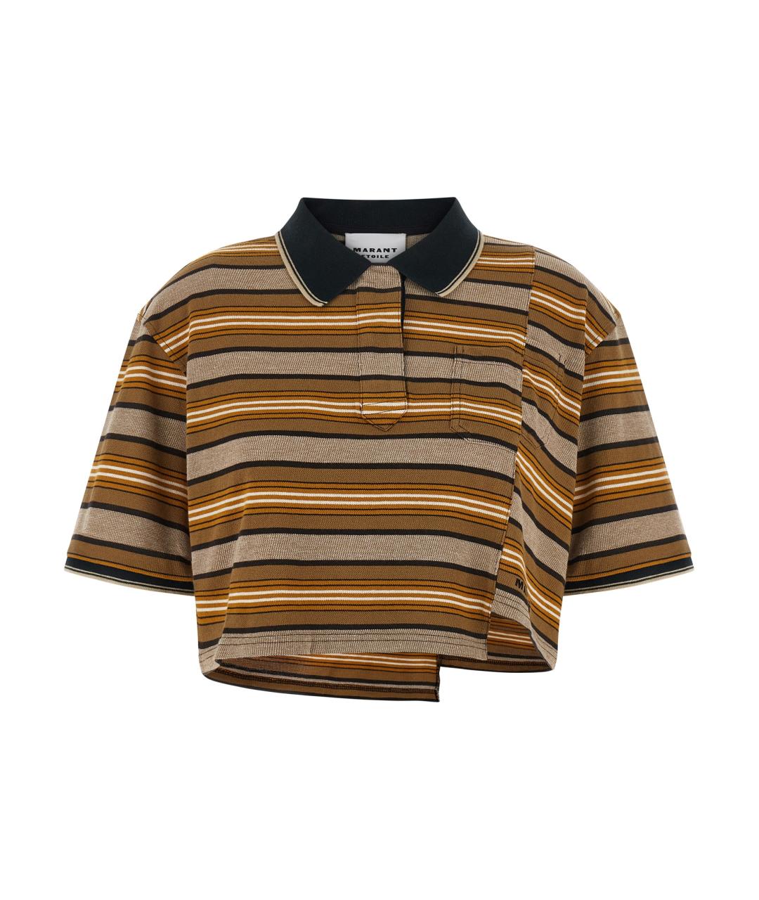 ISABEL MARANT ETOILE Бежевая хлопковая футболка, фото 1