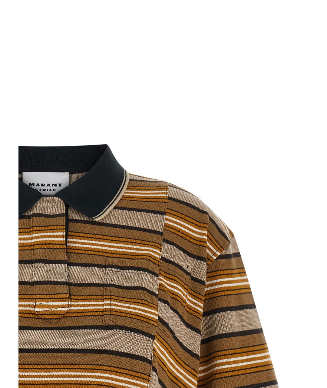 ISABEL MARANT ETOILE Бежевая хлопковая футболка, фото 2