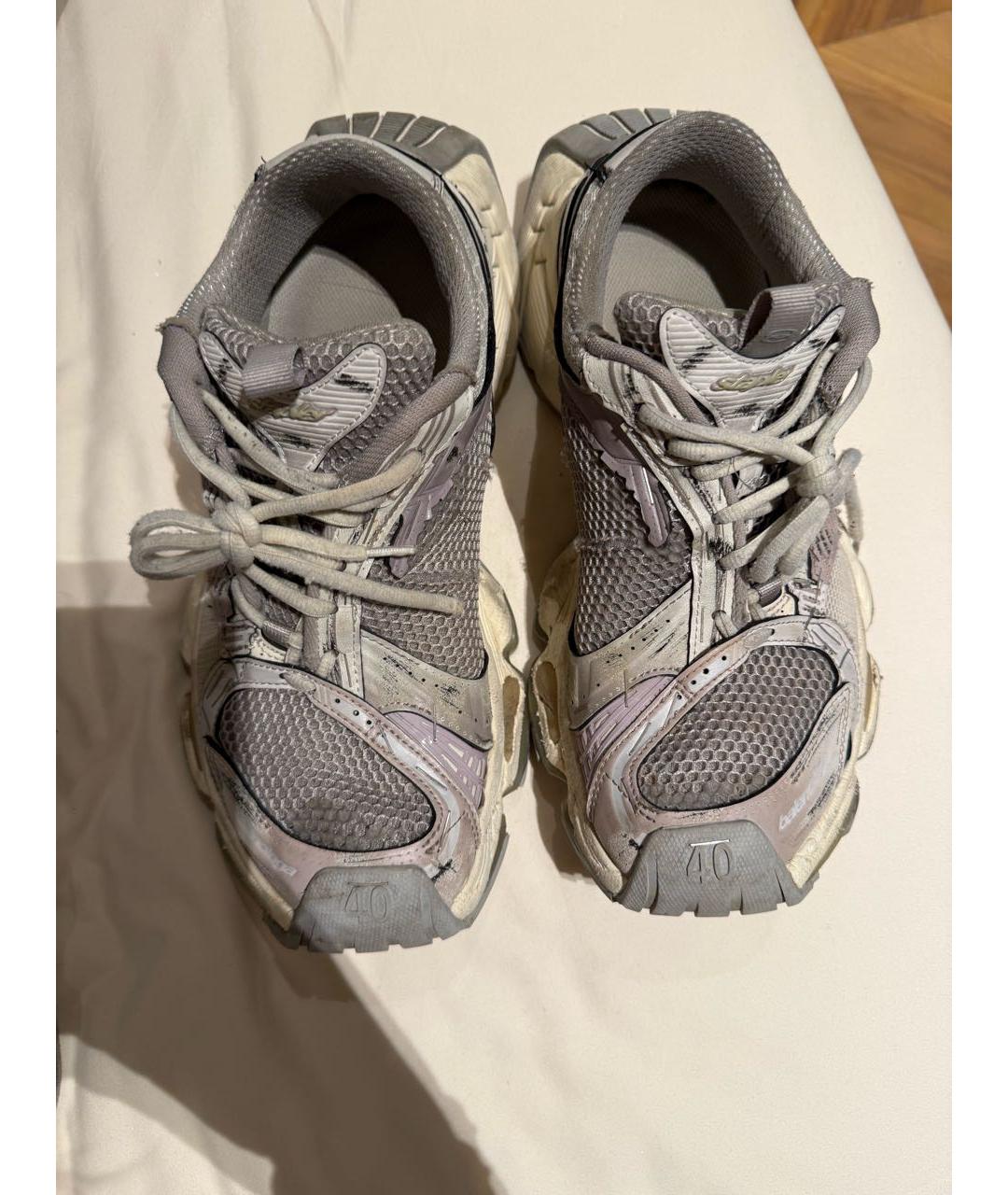 BALENCIAGA Антрацитовые кроссовки, фото 3