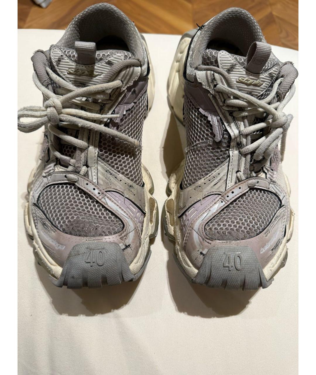 BALENCIAGA Антрацитовые кроссовки, фото 2