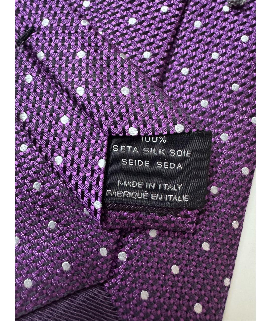 TOM FORD Фиолетовый шелковый галстук, фото 6