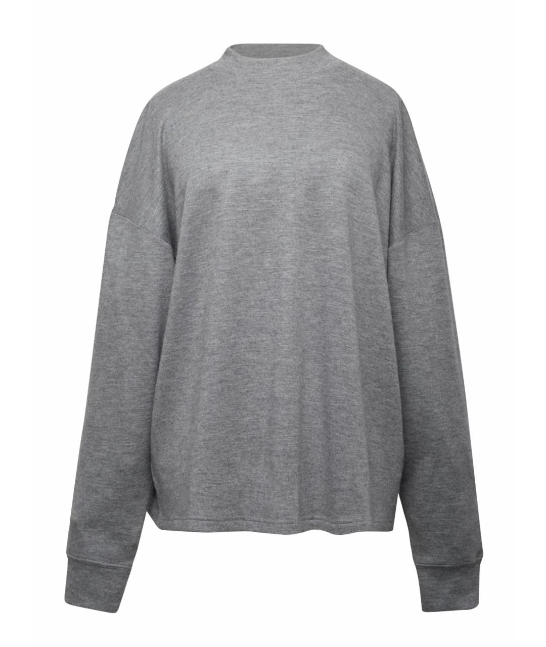 THE ROW Серый кашемировый костюм с брюками, фото 6