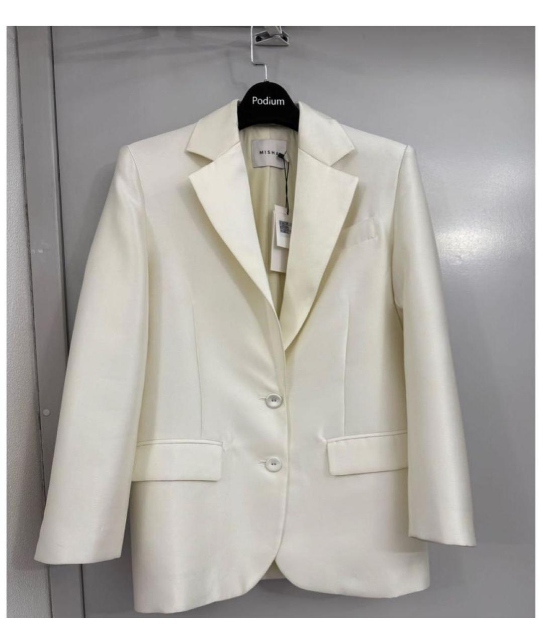 MISHA COLLECTION Бежевый полиэстеровый жакет/пиджак, фото 6